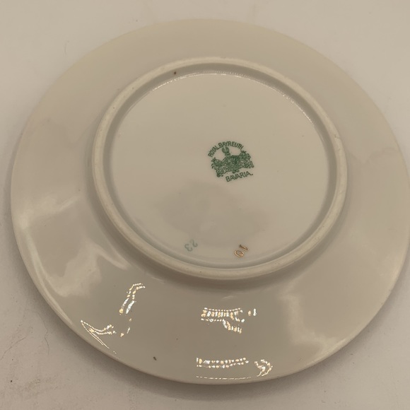 Royal Bayreuth bread plates-3 - Picture 4 of 4